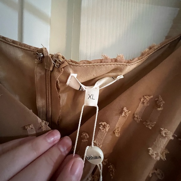 Bohme Tiered Hallie Midi Dress Size XL NWT - Picture 4 of 10